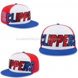 Casquette Los Angeles Clippers Snapback Blanc Bleu Rouge