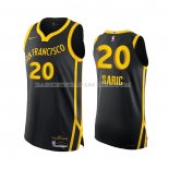 Maillot Golden State Warriors Dario Saric NO 20 Ville Authentique 2023-24 Noir