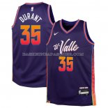 Maillot Enfant Phoenix Suns Kevin Durant NO 35 Ville 2023-24 Volet