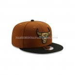 Casquette Chicago Bulls 9FIFTY Snapback Marron Noir