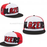 Casquette Portland Trail Blazers 9FIFTY Blanc Rouge Noir