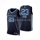 Maillot Memphis Grizzlies Derrick Rose NO 23 Icon Bleu