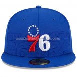 Casquette Philadelphia 76ers 2023 NBA Draft 9FIFTY Snapback Bleu