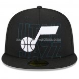 Casquette Utah Jazz 2023 NBA Draft 59fifty Snapback Noir