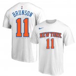 Maillot Manche Courte New York Knicks Jalen Brunson Blanc