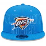 Casquette Oklahoma City Thunder 2023 NBA Draft 9FIFTY Snapback Bleu