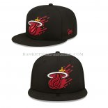 Casquette Miami Heat New Era Splatter Noir