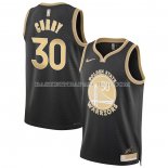 Maillot Golden State Warriors Stephen Curry Select Series Or Noir