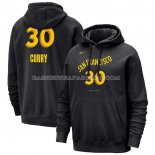 Veste a Capuche Golden State Warriors Stephen Curry Ville 2023-24 Noir