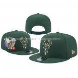 Casquette Milwaukee Bucks Icon 9FIFTY Snapback Vert