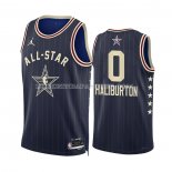 Maillot All Star 2024 Indiana Pacers Tyrese Haliburton NO 0 Bleu