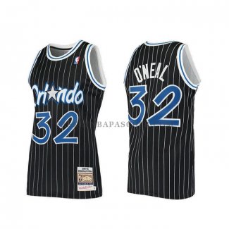 Maillot Orlando Magic Shaquille O'neal Hardwood Classics Authentique 1994 Noir