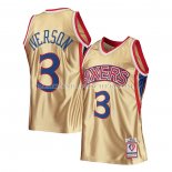 Maillot Philadelphia 76ers Allen Iverson Mitchell & Ness 1996-97 Or