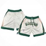 Short Boston Celtics Ville Just Don 2023-24 Creme