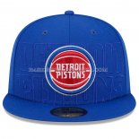 Casquette Detroit Pistons 2023 Dtaft 9FIFTY Bleu