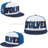 Casquette Minnesota Timberwolves 9FIFTY Snapback Blanc Bleu