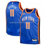 Maillot Enfant New York Knicks Jalen Brunson Ville 2023-24 Bleu