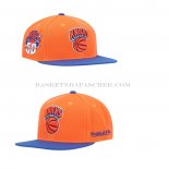 Casquette New York Knicks Hardwood Classics 50th Orange Bleu