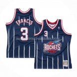 Maillot Houston Rockets Steve Francis Mitchell & Ness 1999-00 Bleu