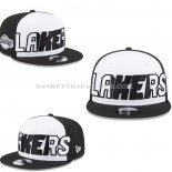 Casquette Los Angeles Lakers 9FIFTY Snapback Blanc Noir