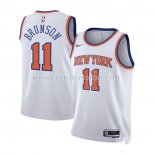 Maillot Enfant New York Knicks Jalen Brunson Association 2022-23 Blanc