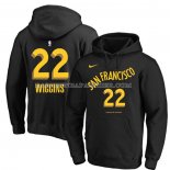 Veste a Capuche Golden State Warriors Andrew Wiggins Ville 2023-24 Noir