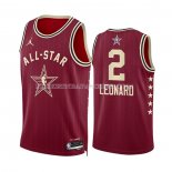 Maillot All Star 2024 Los Angeles Clippers Kawhi Leonard NO 2 Rouge