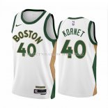 Maillot Boston Celtics Luke Kornet NO 40 Ville 2023-24 Blanc