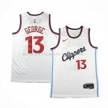 Maillot Los Angeles Clippers Paul George Association 2024-25 Blanc