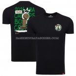 Maillot Manche Courte Boston Celtics 2024 NBA Finals Champions Noir
