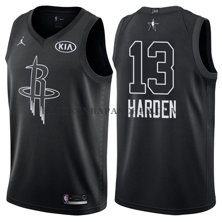 Maillot de basket nba All Star 2018 Houston Rockets James Harden Noir ...